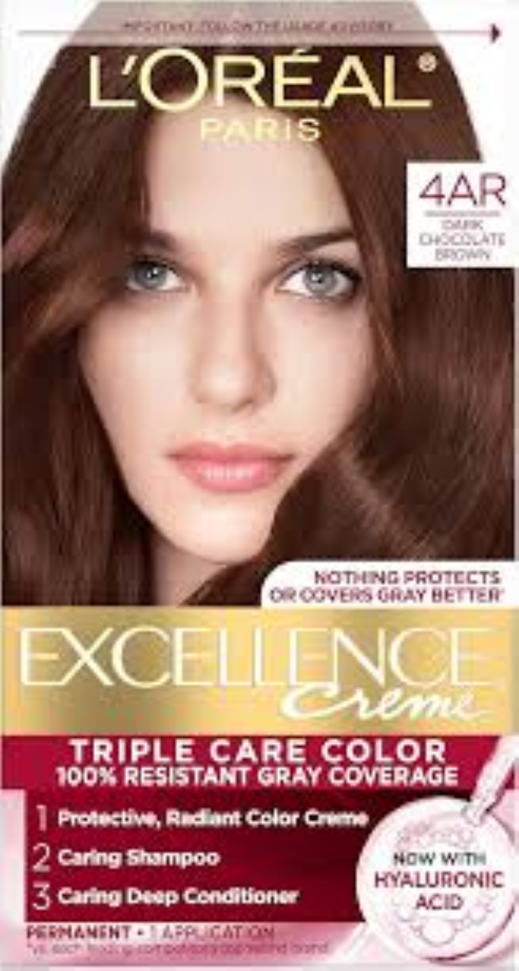L'OREAL EXCELLENCE COLOR DARK CHOCOLATE BROWN 4AR